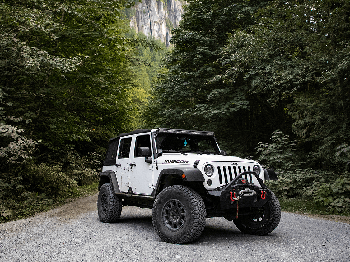 Jeep White Jeep Rubicon